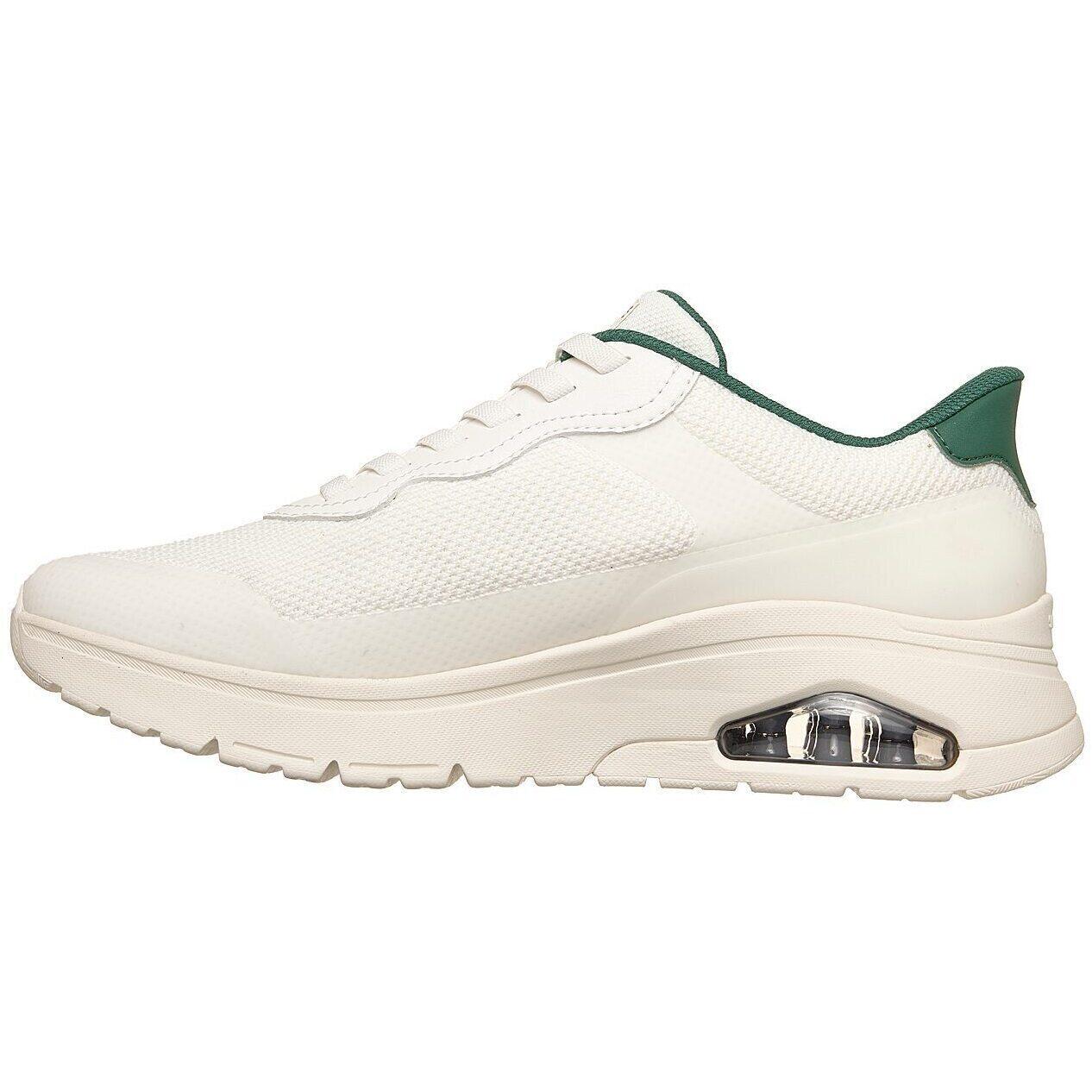 Baskets Skechers Uno Flex - Step N Knit, Blanc, Hommes 5/5