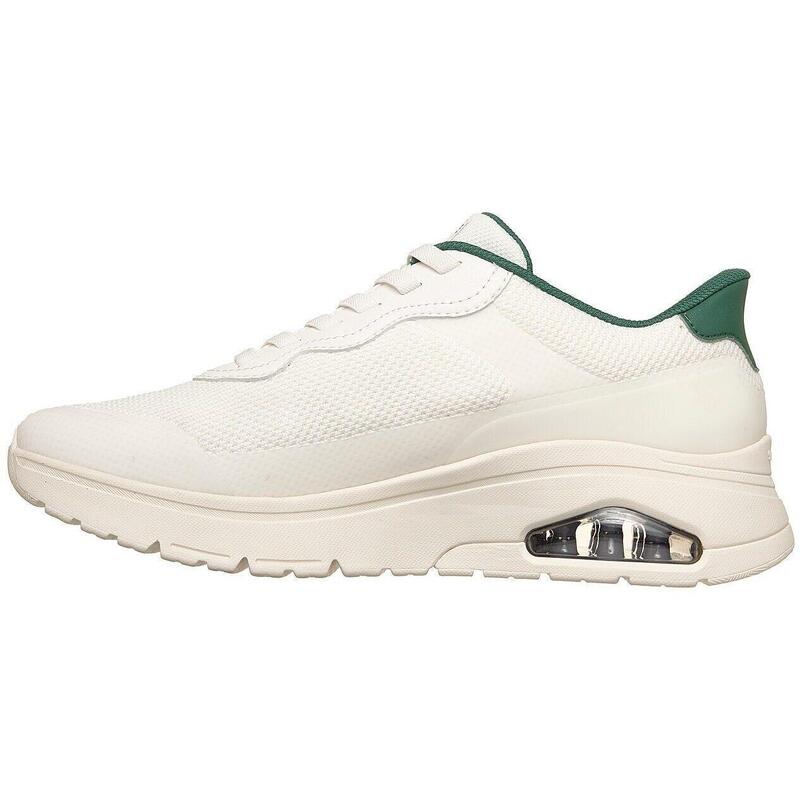 Pantofi sport barbati Skechers Uno Flex - Step N Knit, Alb