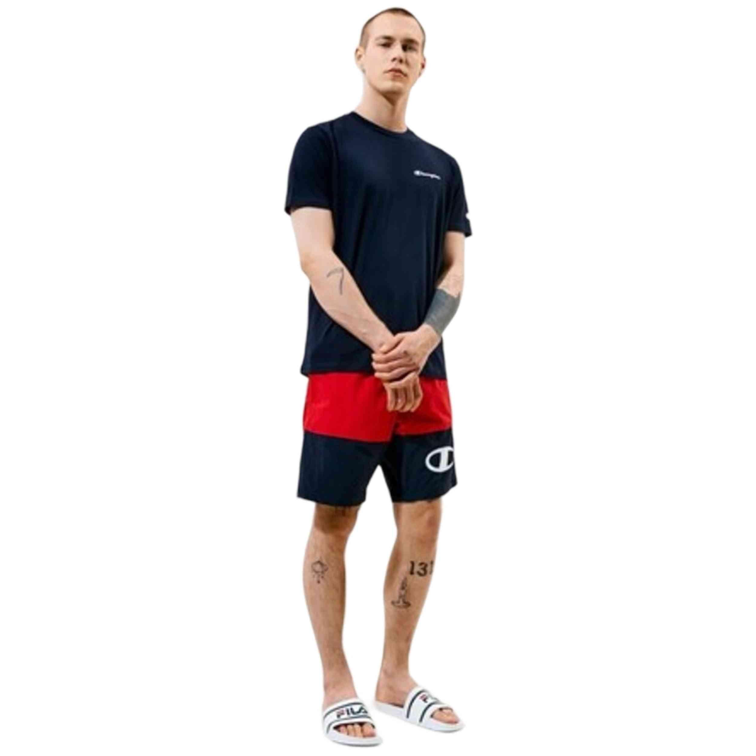 Pantalon corto Champion modelo 216070-RS046 para hombre 3/4