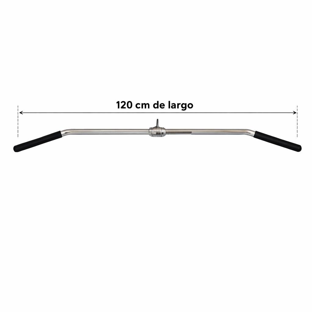 Agarre Polea Dorsal Completa 120 cm 3,9 kg Gimnasio Fitness 2/3
