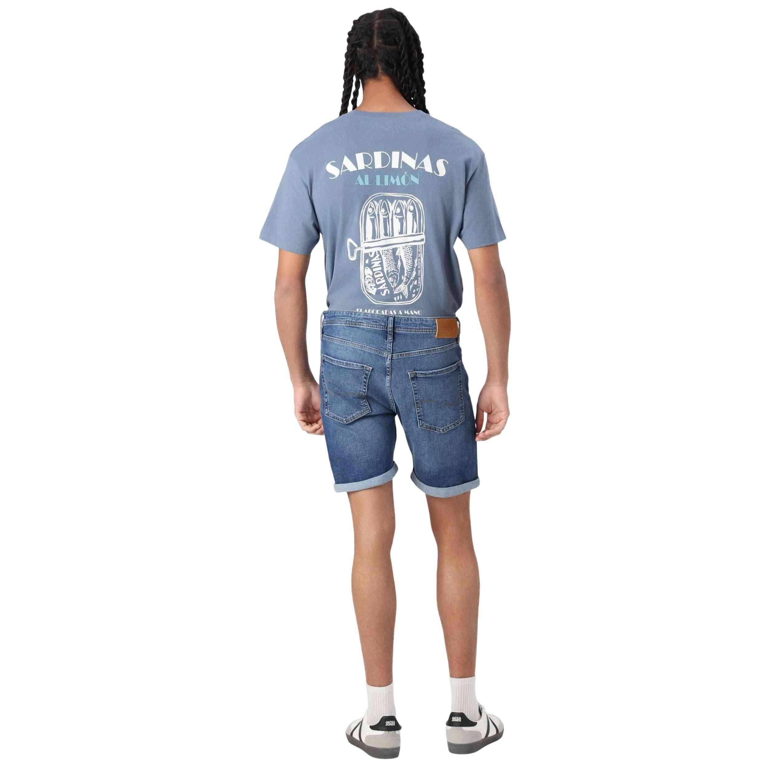Pantalon corto Jack&jones modelo 12269612-AZUL para hombre 4/5