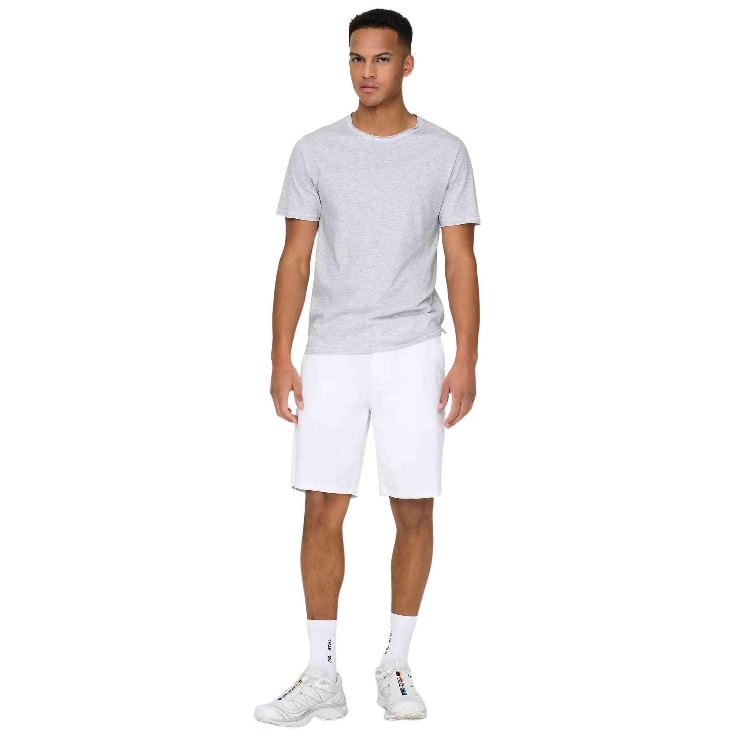 Pantalon corto Only & sons modelo 22024940-WHITE para hombre 4/5