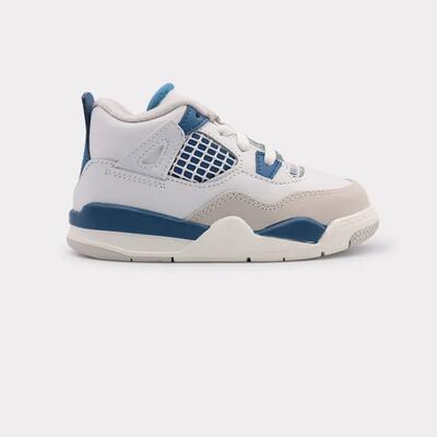Schoenen - casual - baby - air jordan 4 retro military blue