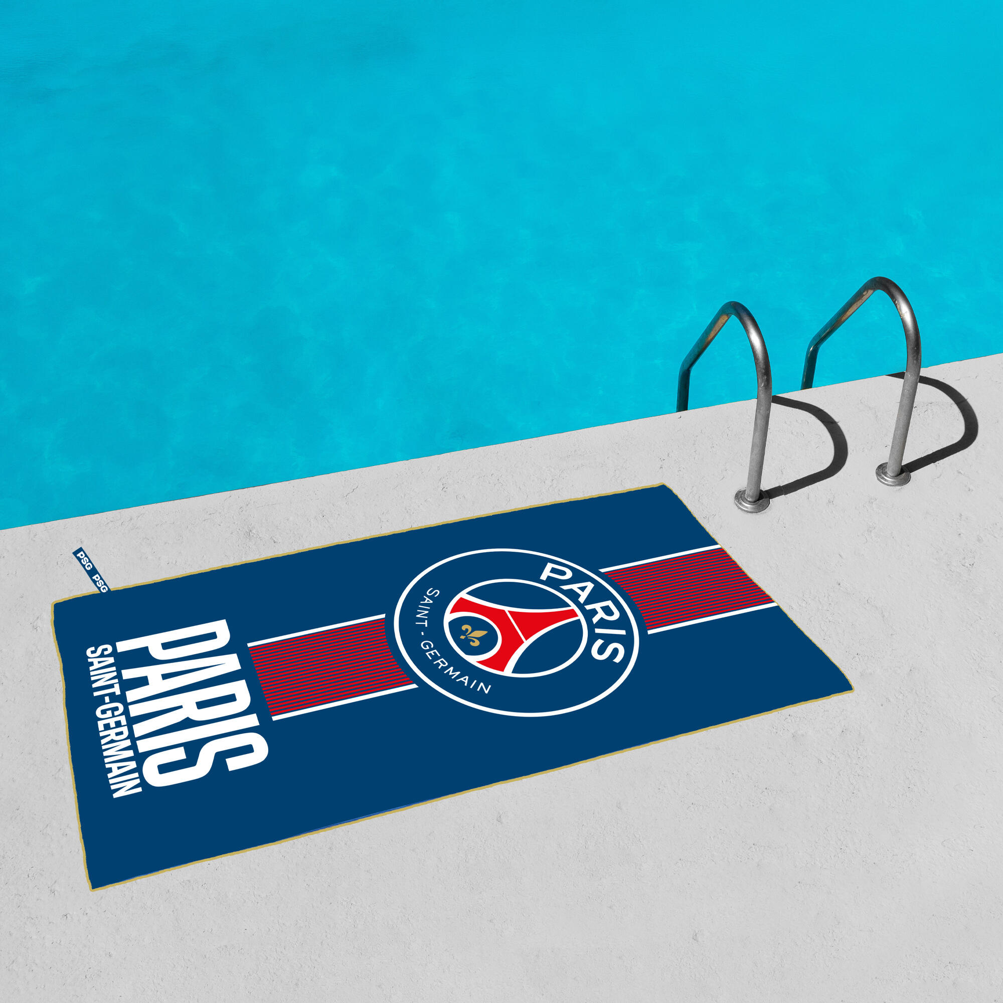 Serviette de bain 70x140 cm microfibre football Paris - Prince 2/3