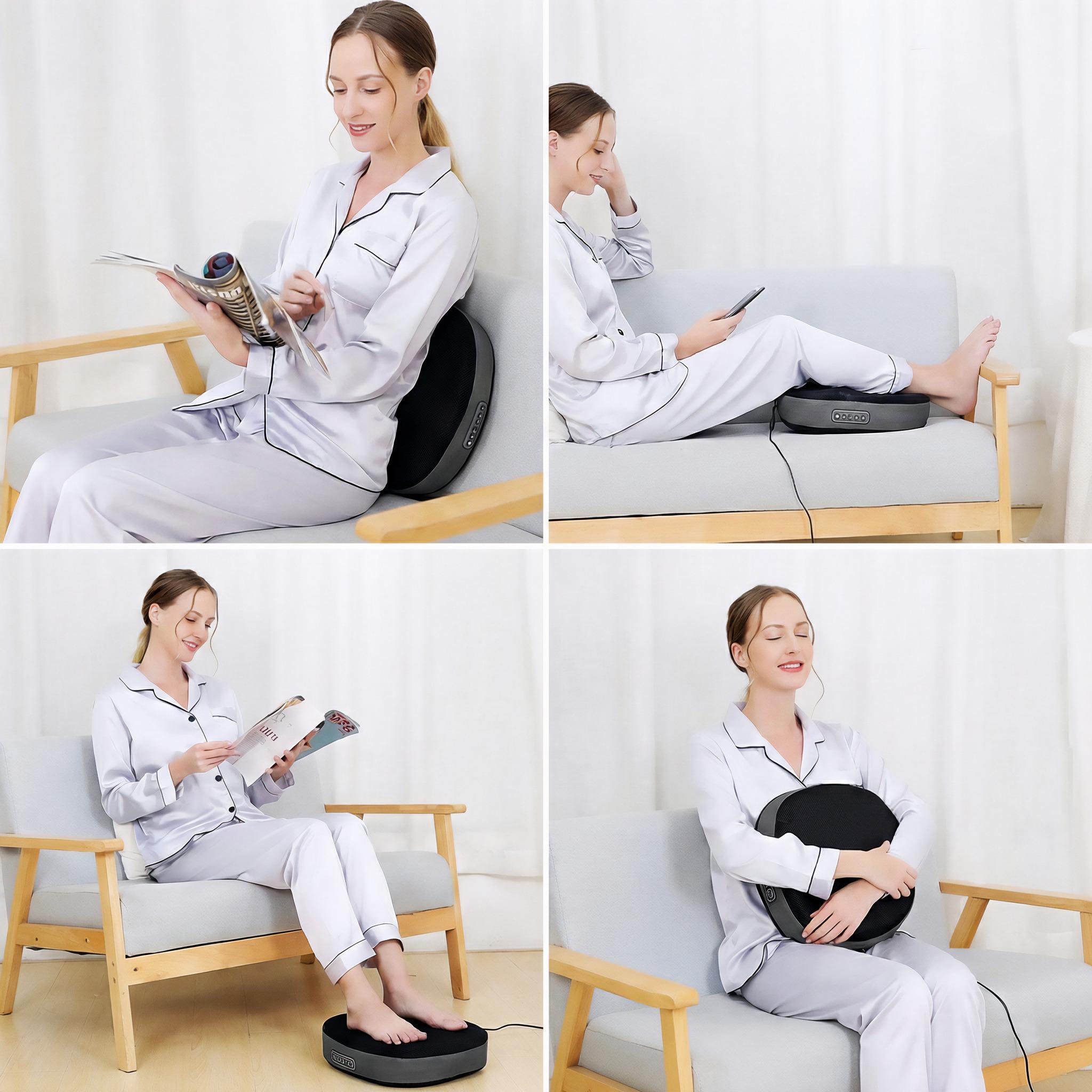 Masażer do stóp shiatsu z podgrzewaniem głęboki masaż uciskowy relaks pilot 7/7