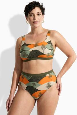 Dames bikini palmen zachte cups verstelbare bandjes