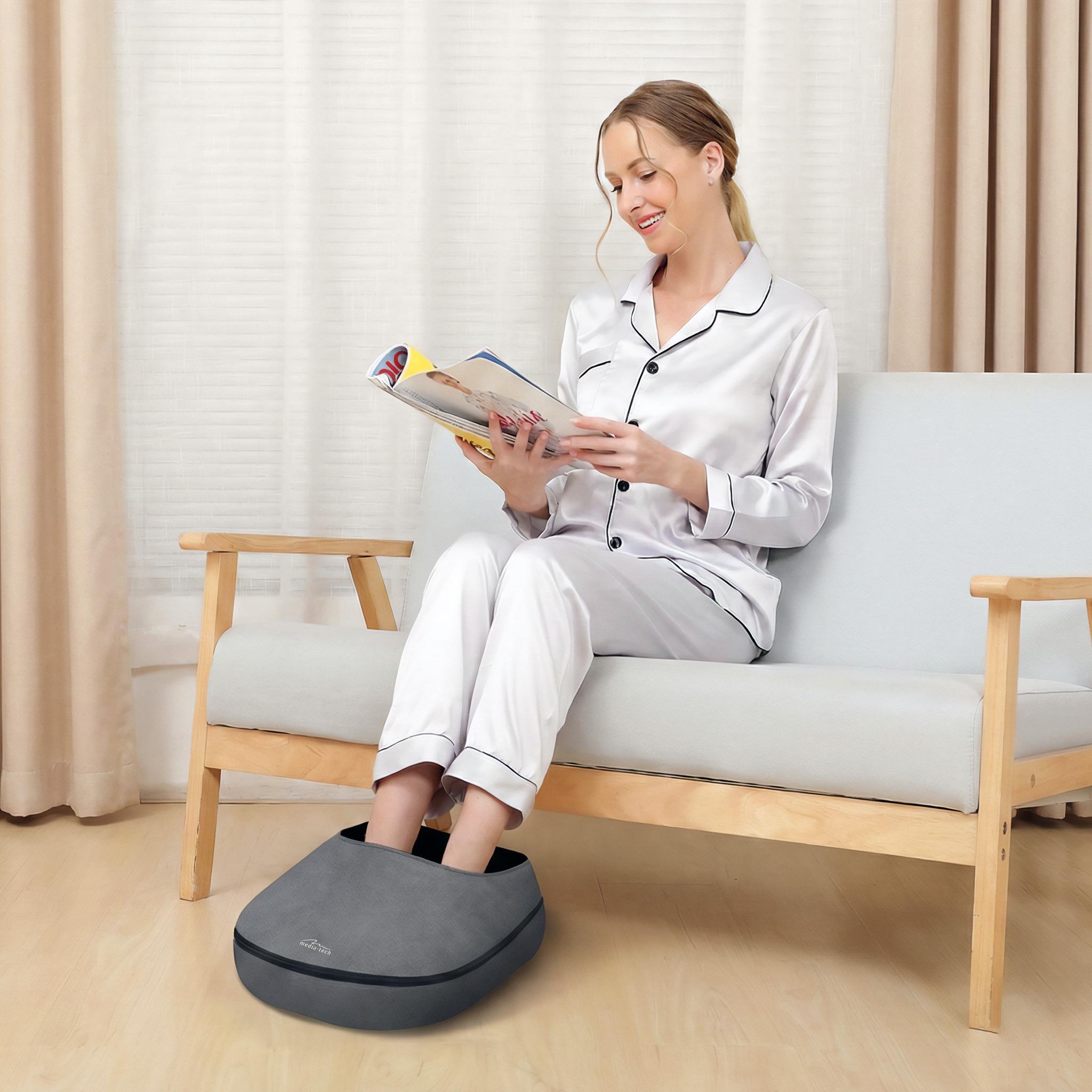 Masażer do stóp shiatsu z podgrzewaniem głęboki masaż uciskowy relaks pilot 4/7
