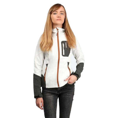 Dames dahlgren gewatteerd jack (zilver/grijs)