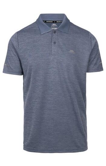 Trespass Mckay Polo homme manches courtes Indigo Tone Marl