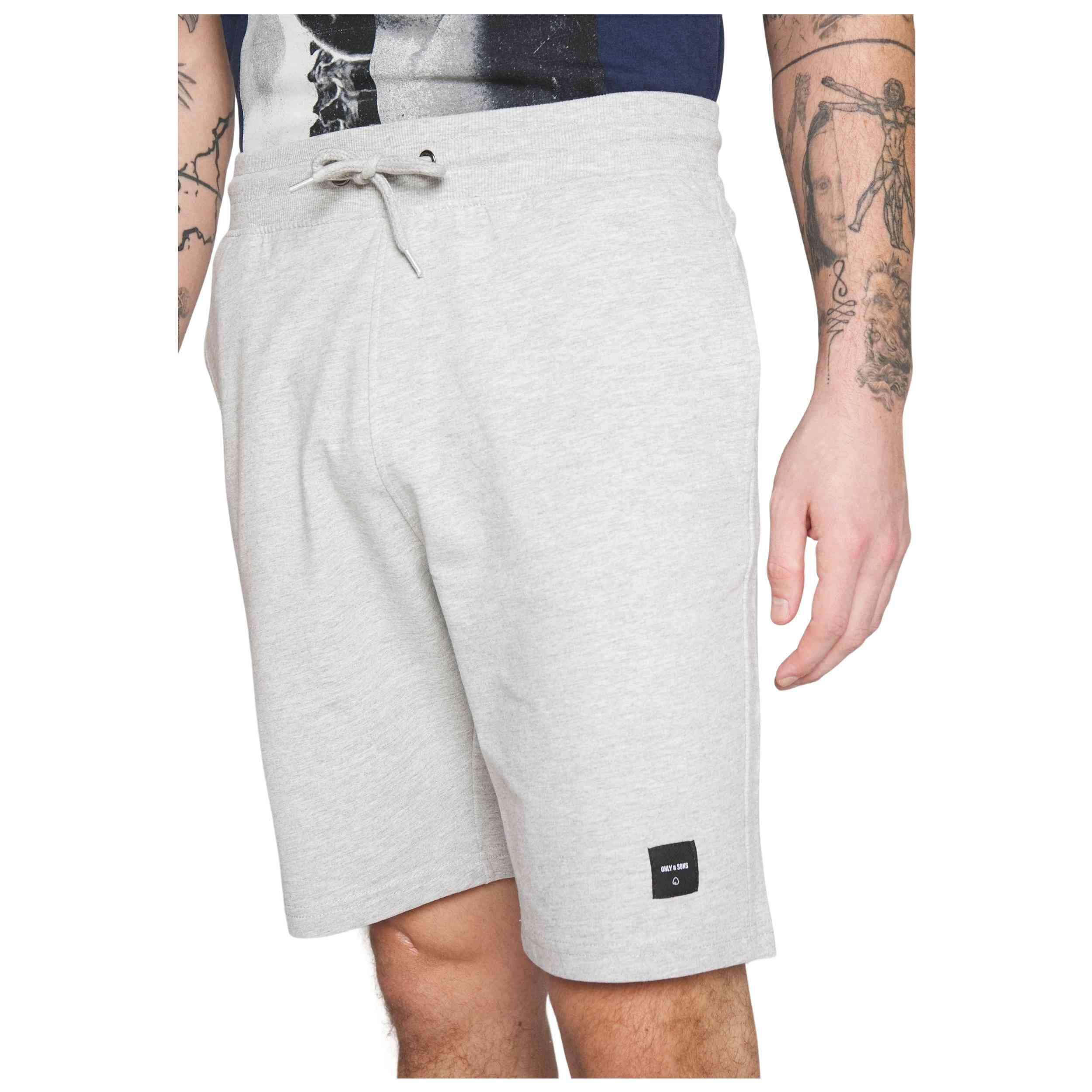 Pantalon corto Only & sons modelo 22015623-LIGHTGREYMELANGE para hombre 5/5