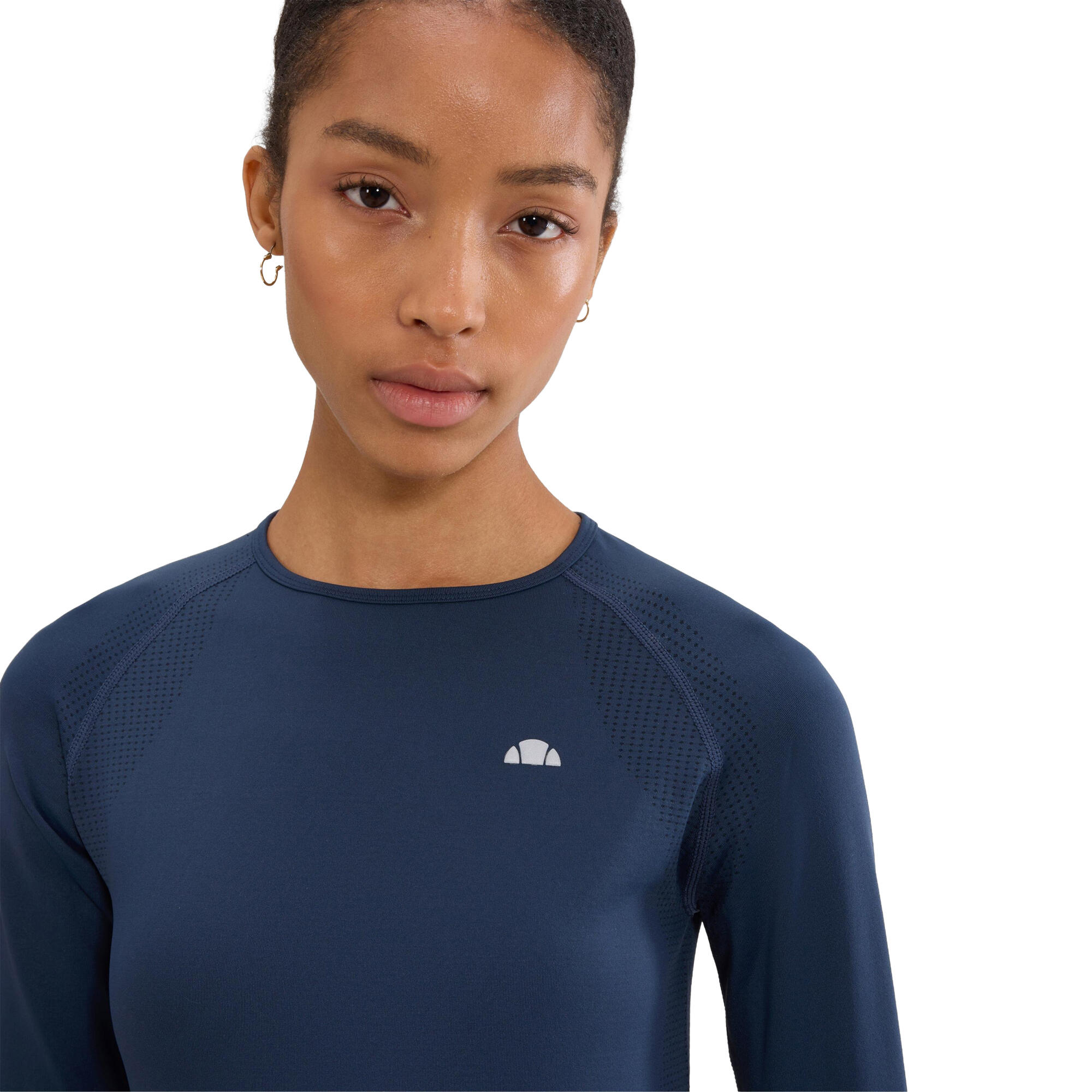 Tshirt Manches Longues D´IRENE Femme (Bleu Marine) 3/4