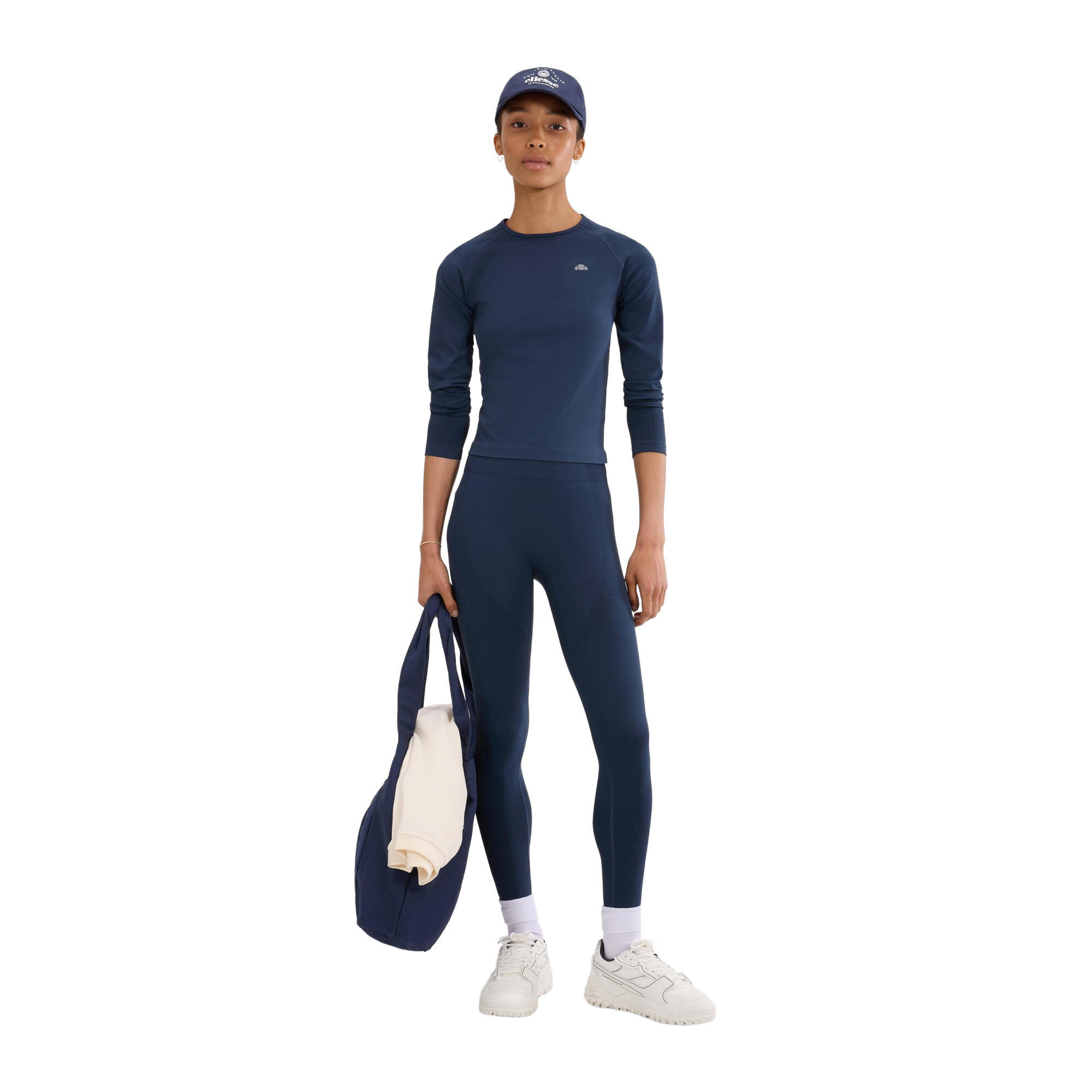 Tshirt Manches Longues D´IRENE Femme (Bleu Marine) 4/4