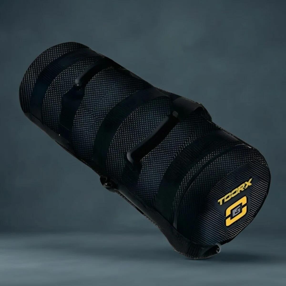 Powerbag met 6 hendels - 15kg  - Carbon Look Coating 3/4