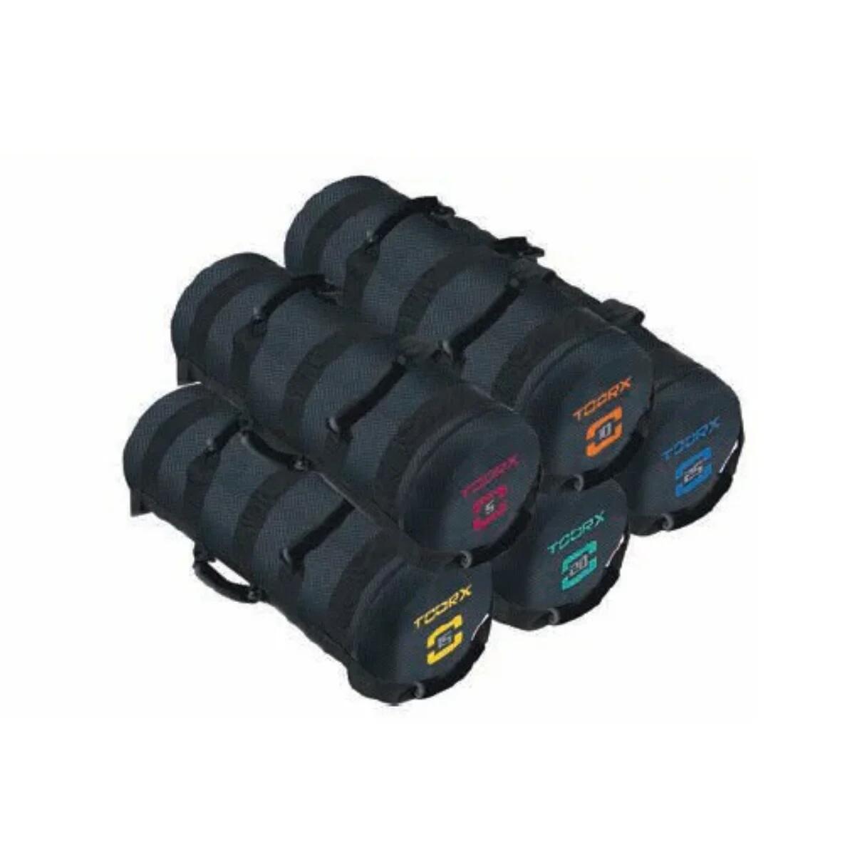 Powerbag met 6 hendels - 25kg  - Carbon Look Coating 2/4
