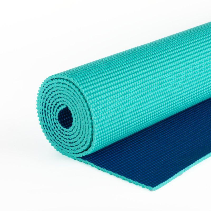 Tapis De Yoga Motif/style Doubleface (Bleu Océan) Taille unique 2/6