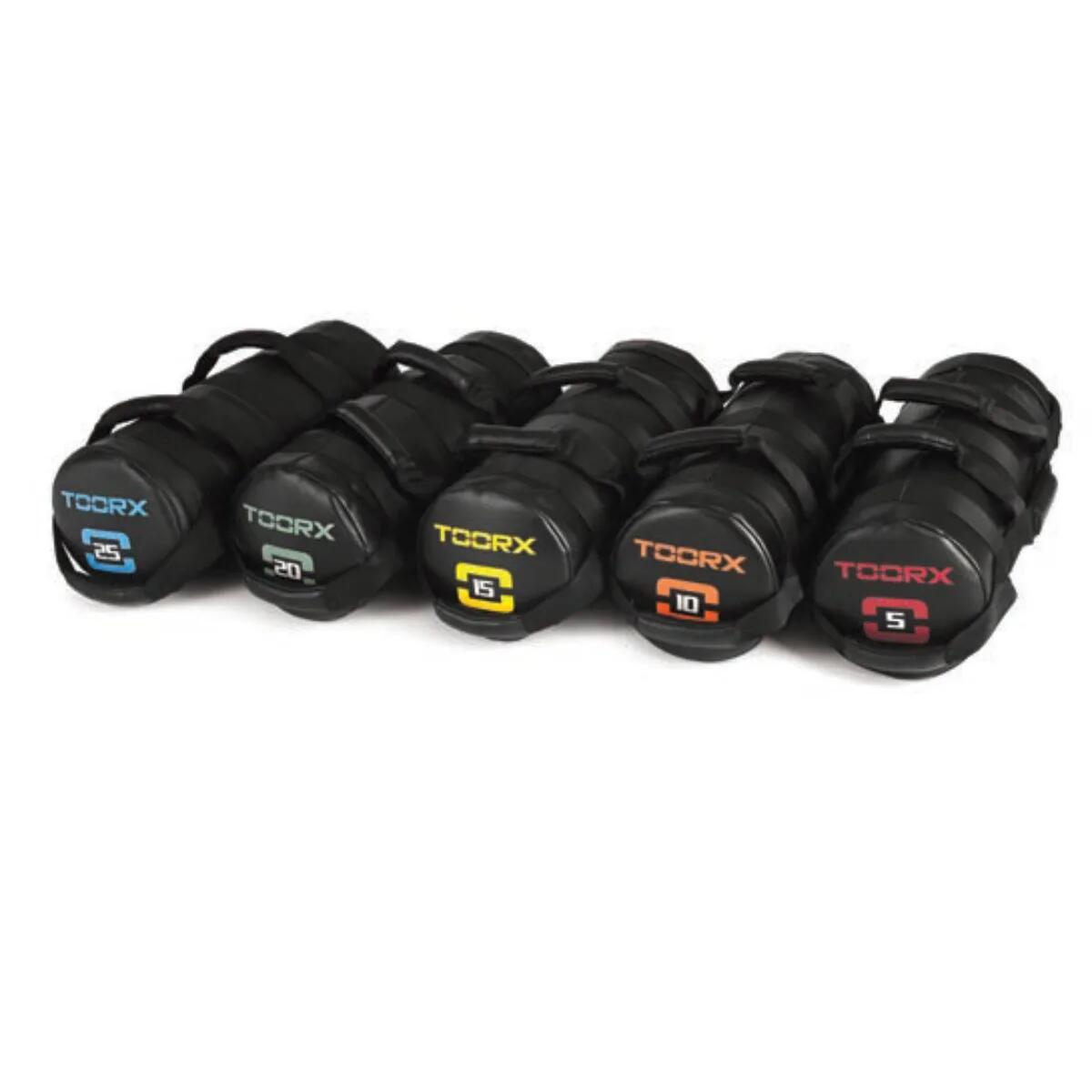 Powerbag met 6 hendels - 25kg  - Carbon Look Coating 4/4