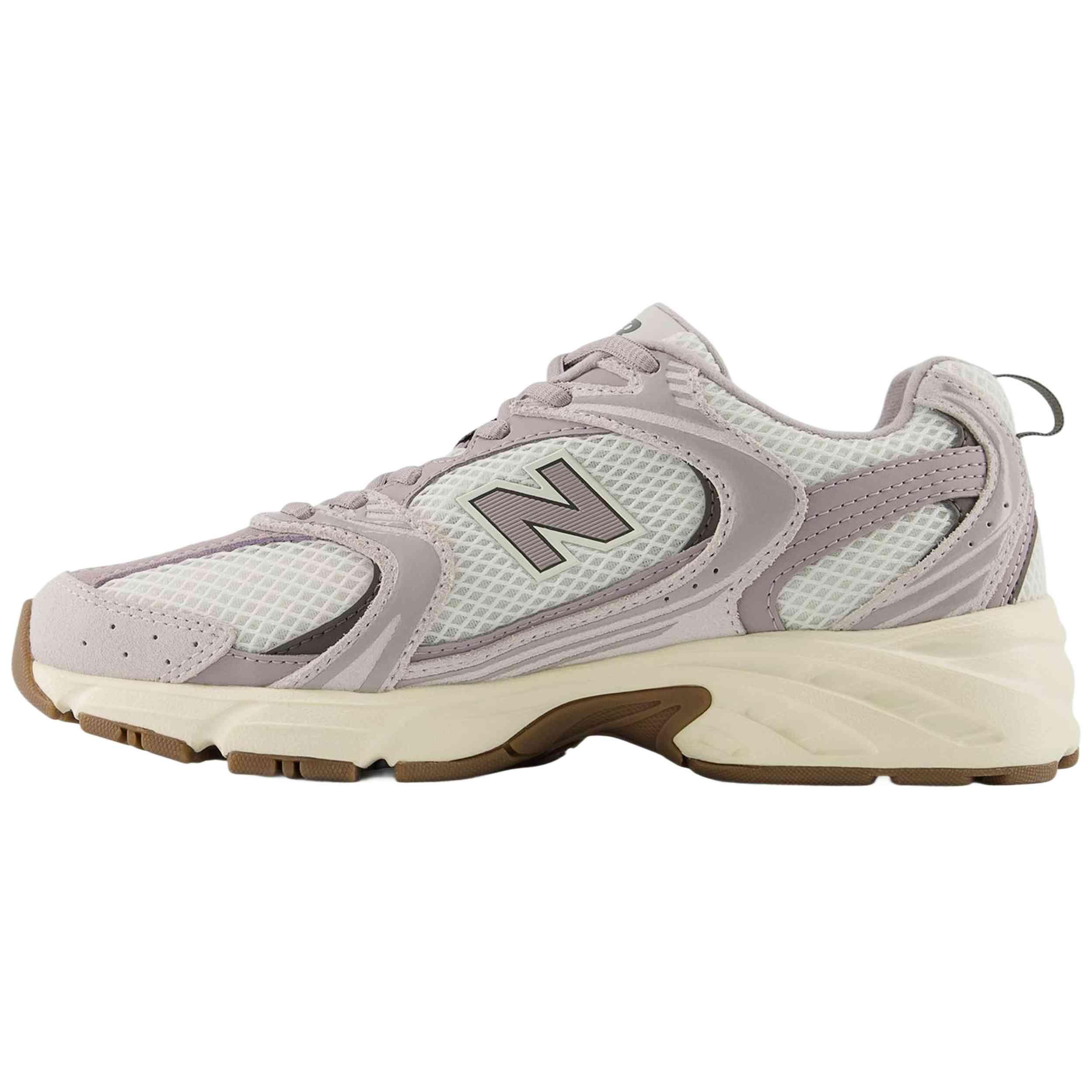 New Balance 530, Fitness Donna - Beige, Grigio, Bianco/Verde 2/5
