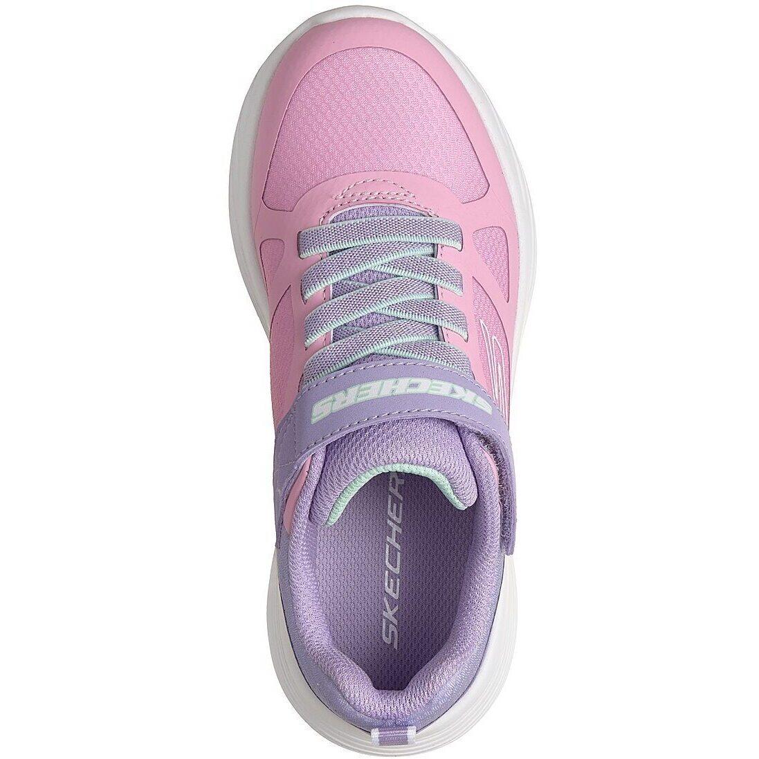Baskets Skechers Go Run 400 V2 - Trace Track, Rose, Enfants 2/5