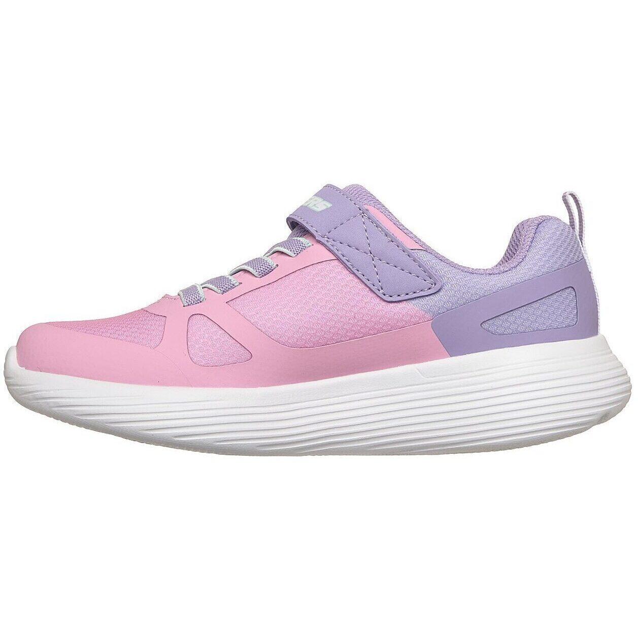 Baskets Skechers Go Run 400 V2 - Trace Track, Rose, Enfants 5/5