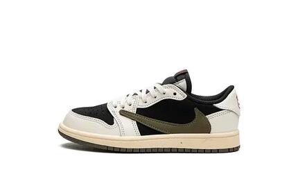 Zapatillas - Infantil - Air Jordan 1 Low - Oliva/University Red