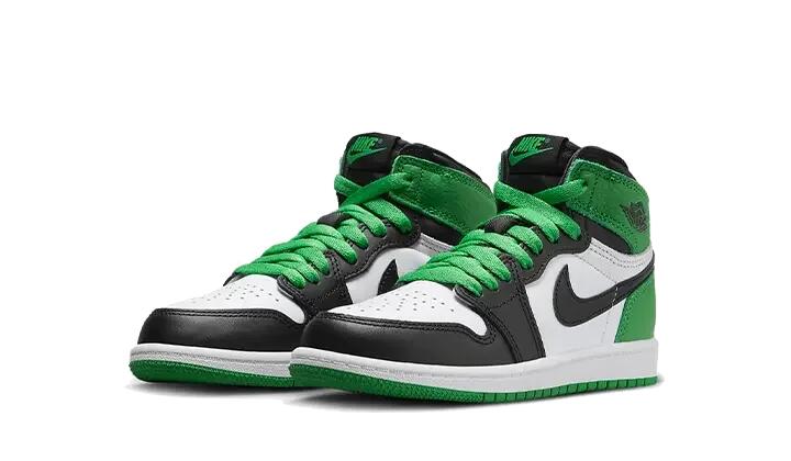 Air Jordan 1 Retro High OG Lucky Green Enfant (PS) 2/3