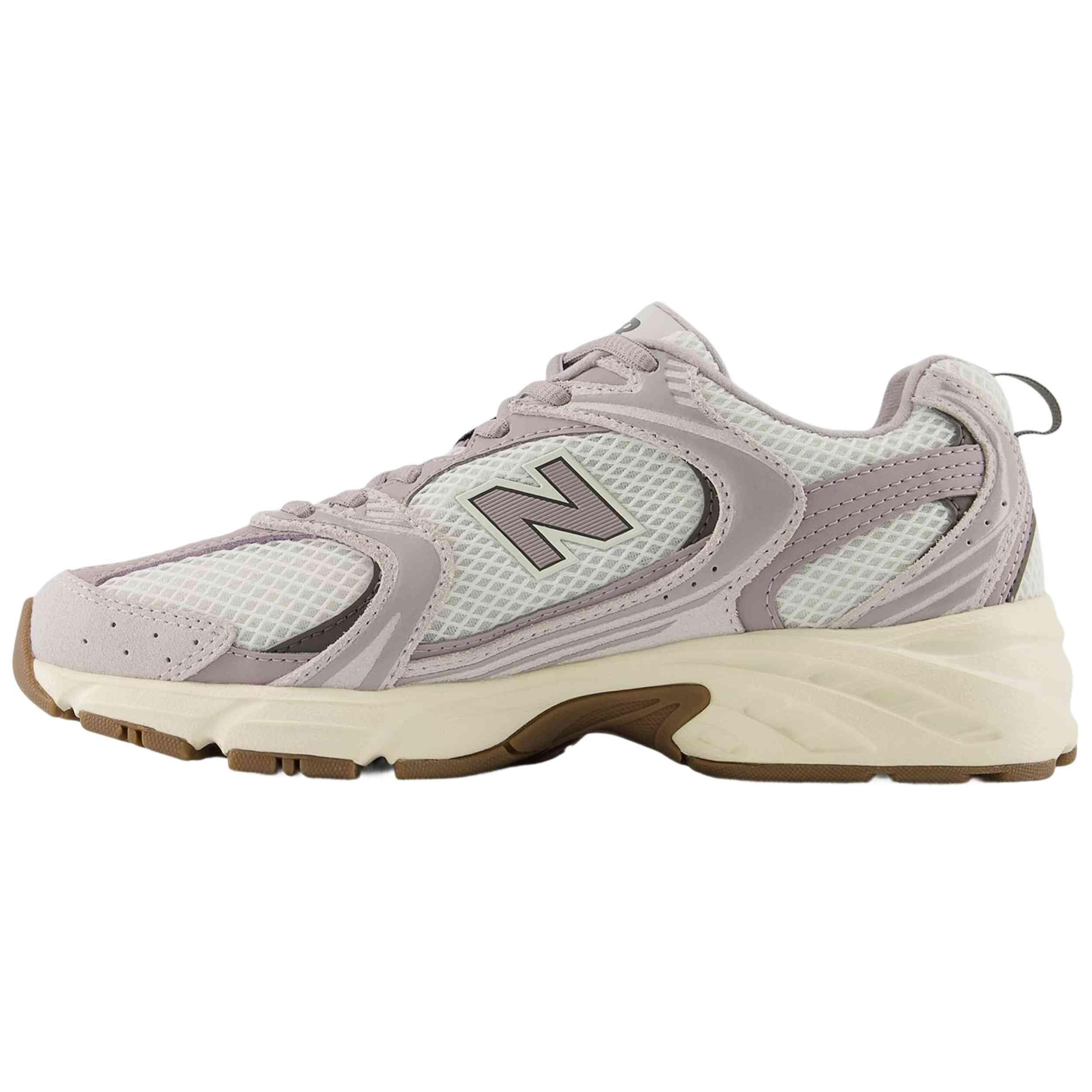 New Balance 530, Fitness Donna - Beige, Grigio, Bianco/Verde 2/5
