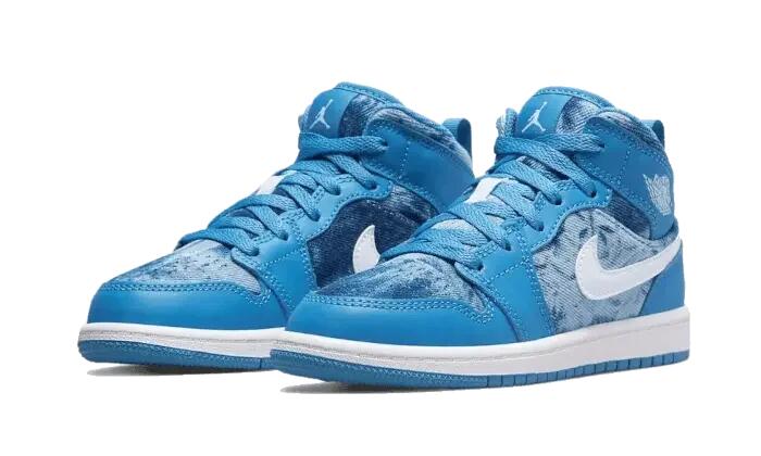 Jordan 1 Mid Washed Denim (PS) 2/3