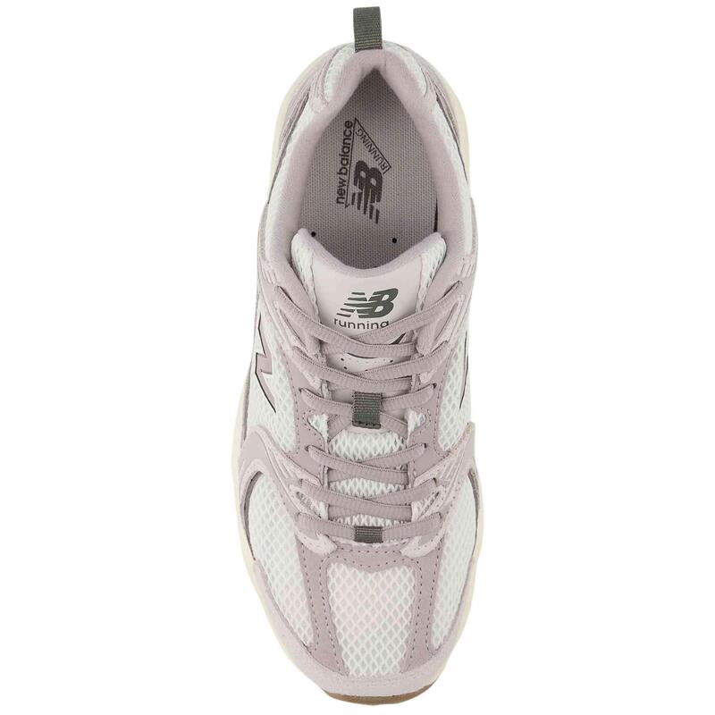 New Balance 530, Fitness Donna - Beige, Grigio, Bianco/Verde