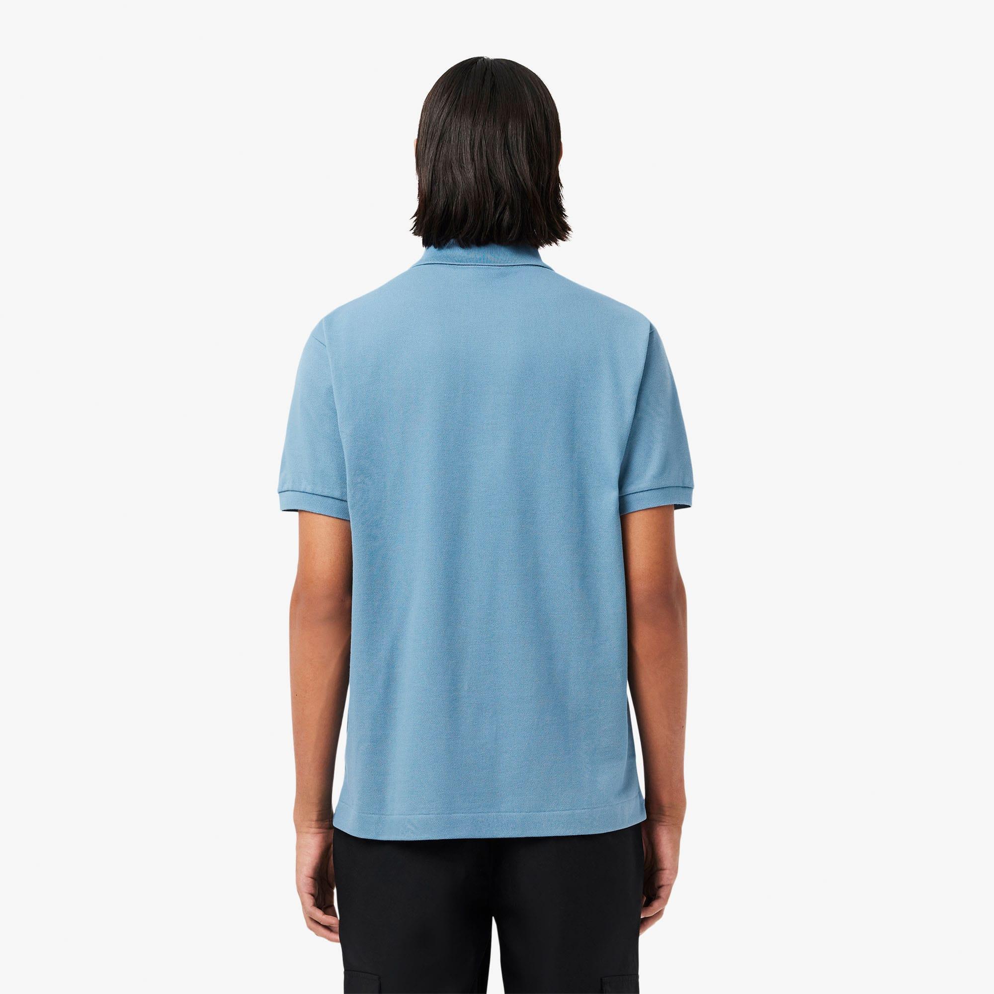 Mens L.12.12 Original Pique Classic Polo Shirt (Dark Blue) 3/4