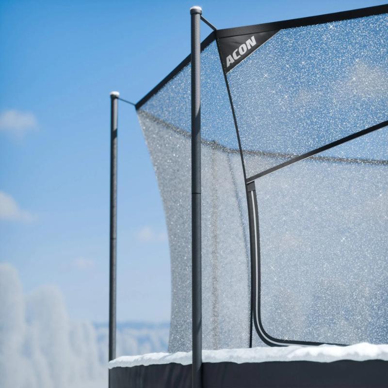 Trampoline rond ACON Air 4,3 m avec filet de sécurité et échelle – Gen 2.0 3/7