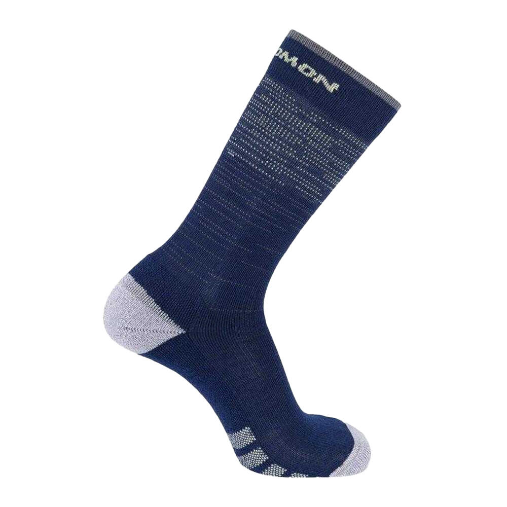 Unisex Adult Predict Crew Socks (Navy Blue)