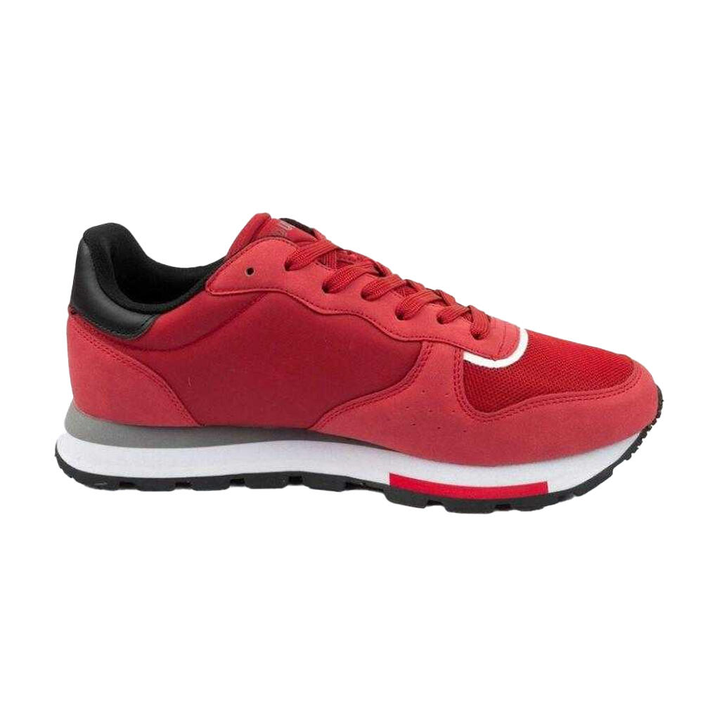 Herenschoenen met logo (Rood) 3/4
