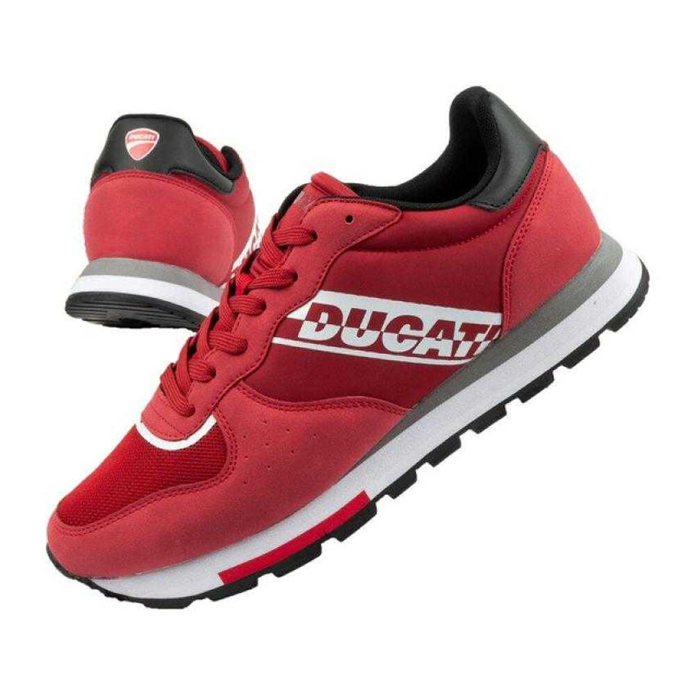 Herenschoenen met logo (Rood) 4/4