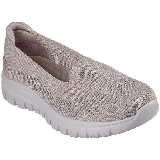 Baskets Skechers Graceful - View Finder, Beige, Femmes