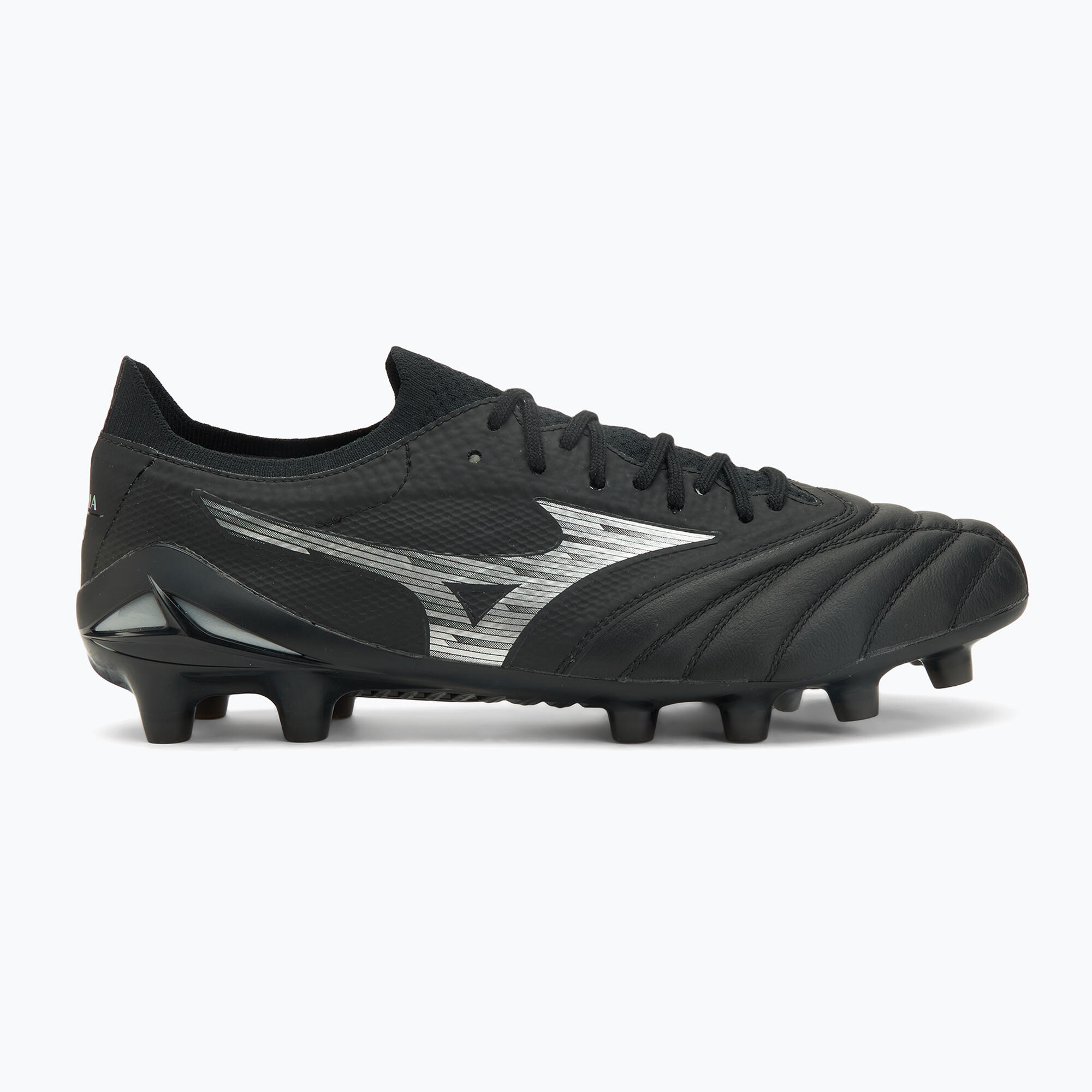 Buty piłkarskie Mizuno Morelia Neo IV β Elite FG black/galaxy silver/black 2/7