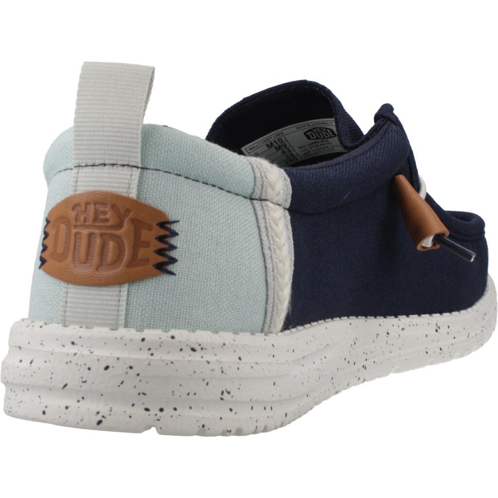 Buty HEY DUDE WALLY SUMMER LINEN Niebieski 3/7