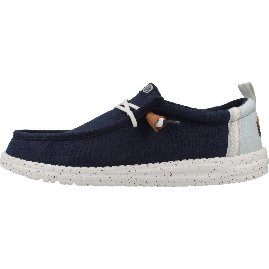 Buty HEY DUDE WALLY SUMMER LINEN Niebieski 2/7