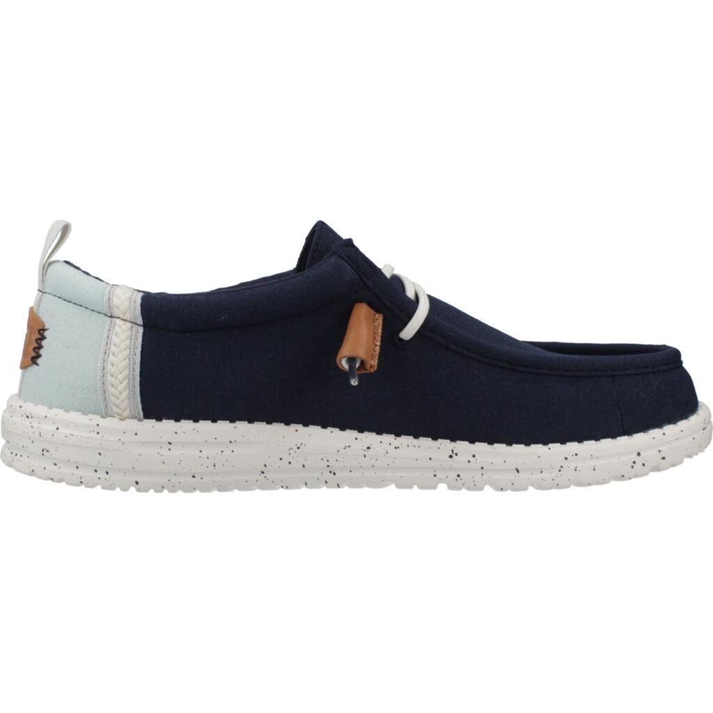 Buty HEY DUDE WALLY SUMMER LINEN Niebieski 4/7