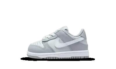 Schoenen - lifestyle - baby - dunk low two-toned grey - wit/wolfgrijs