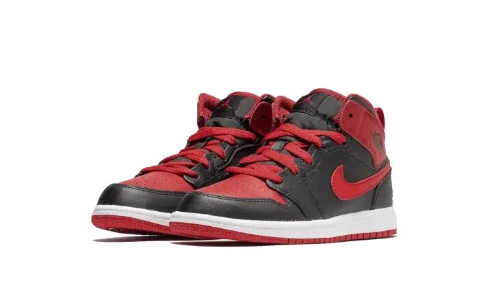 Air Jordan 1 Mid Alternate Bred (2022) Enfant (PS) 2/3