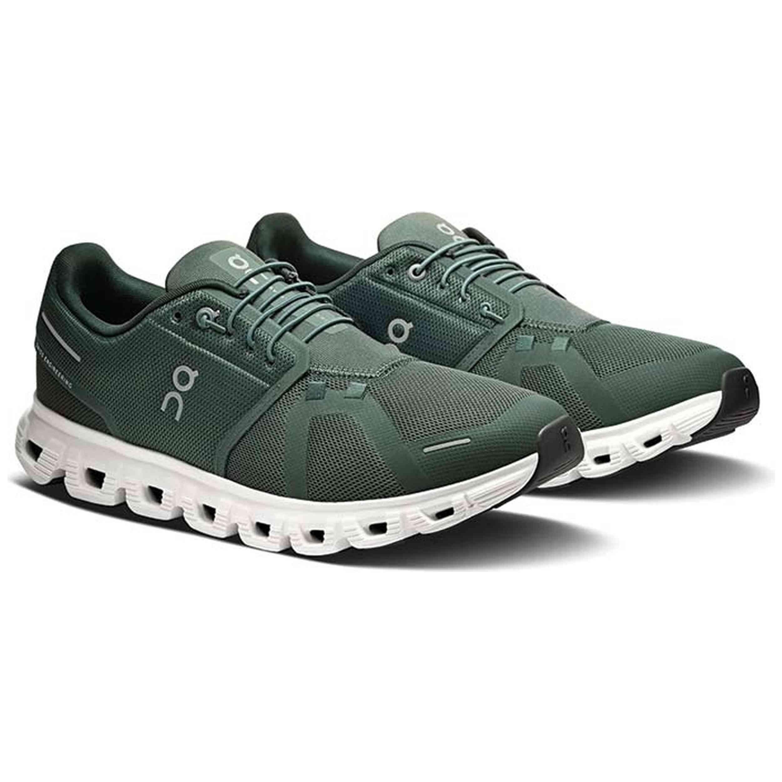 On Running Cloud 6 Olive Evergreen 2/4