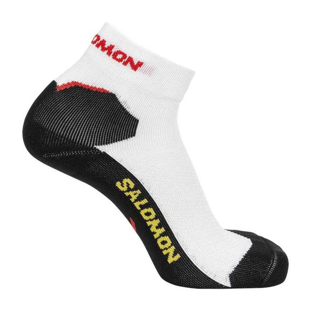 Unisex Adult Speedcross Ankle Socks (White/Black)
