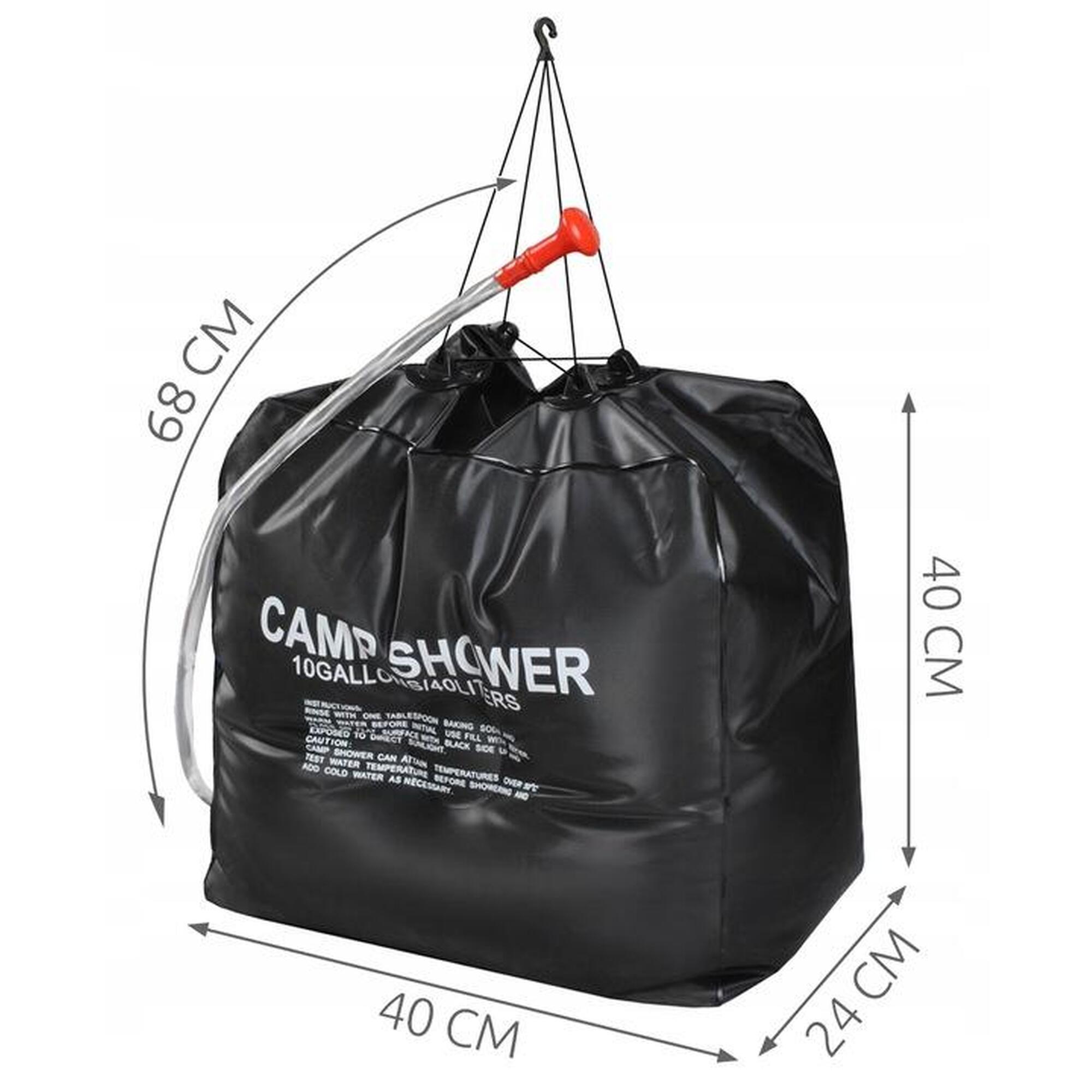 Dus solar, pentru camping, capacitate 40L