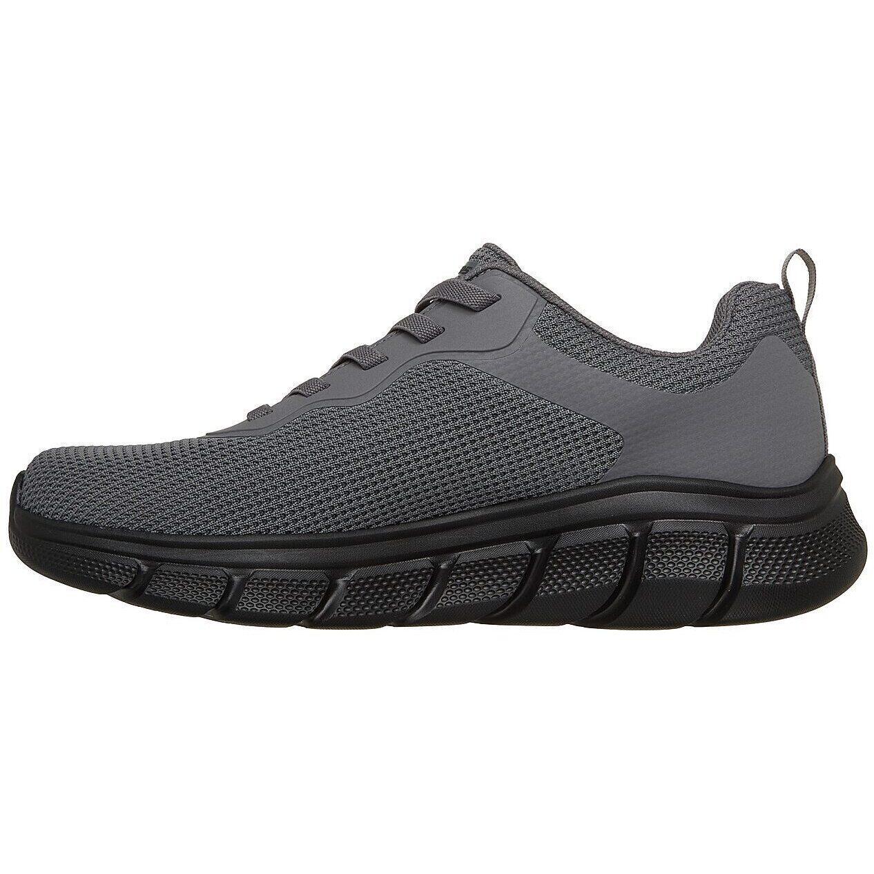 Baskets Skechers Bobs B Flex-arch Comfort Edge, Gris, Hommes 5/5