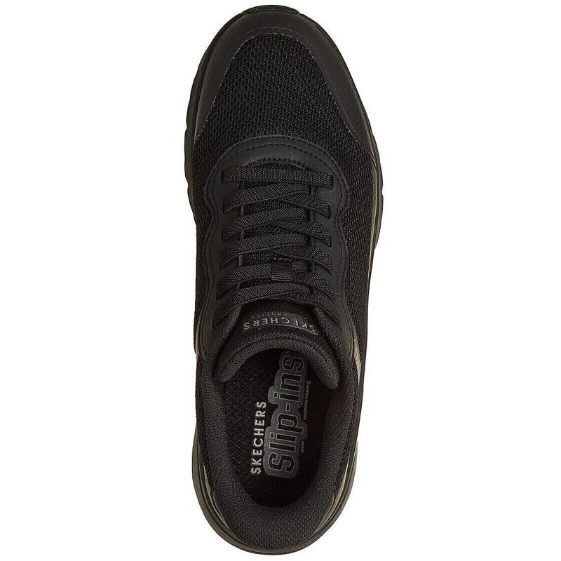 Pantofi sport barbati Skechers Uno Flex - Step N Knit, Negru