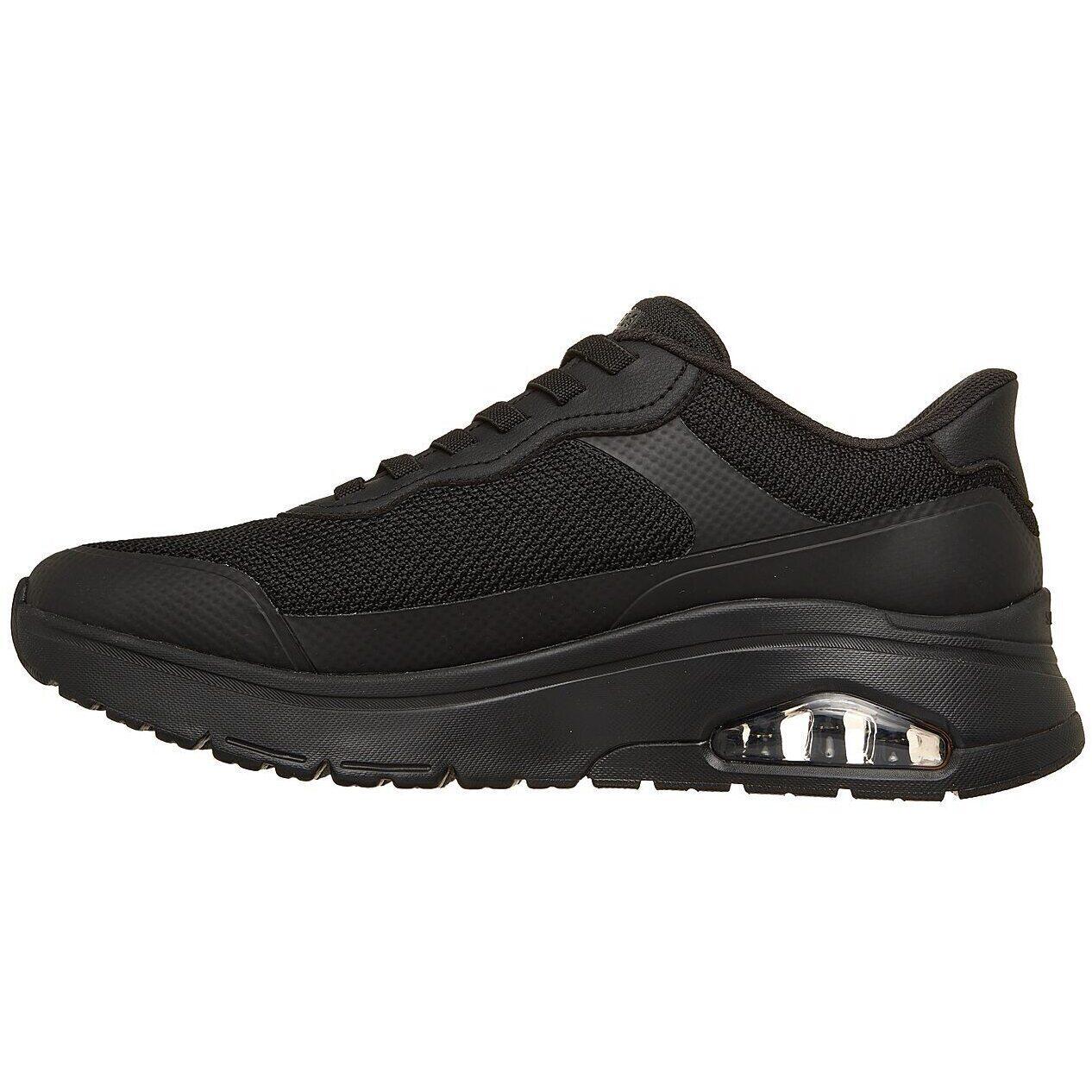 Baskets Skechers Uno Flex - Step N Knit, Noir, Hommes 5/5