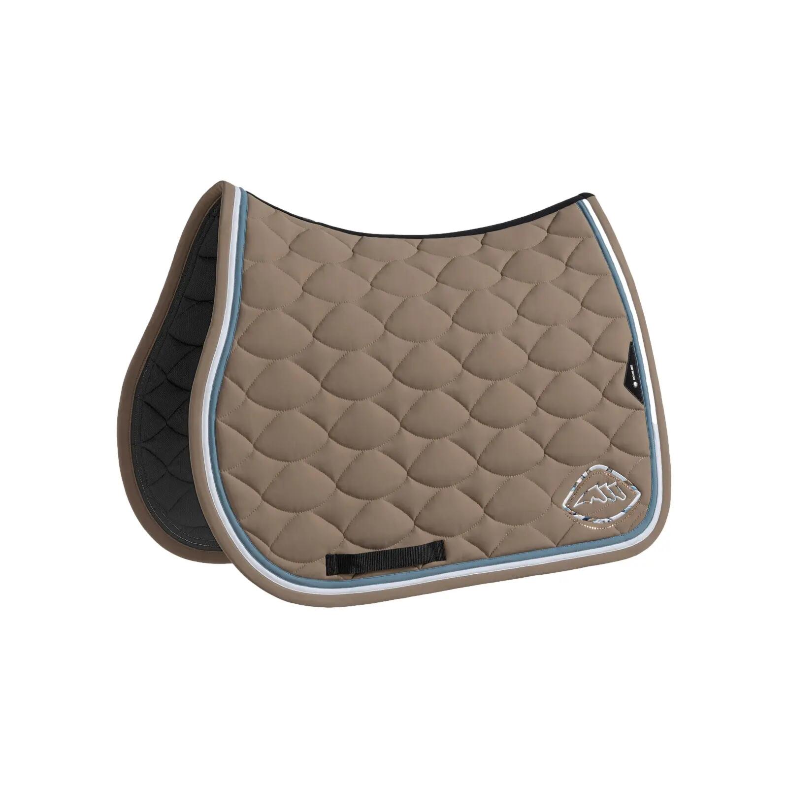 Coperta Da Pioggia Impermeabile Per Cavallo Equitack 1200D &ndash; Colore Lampone/grigio Con Collo Intero