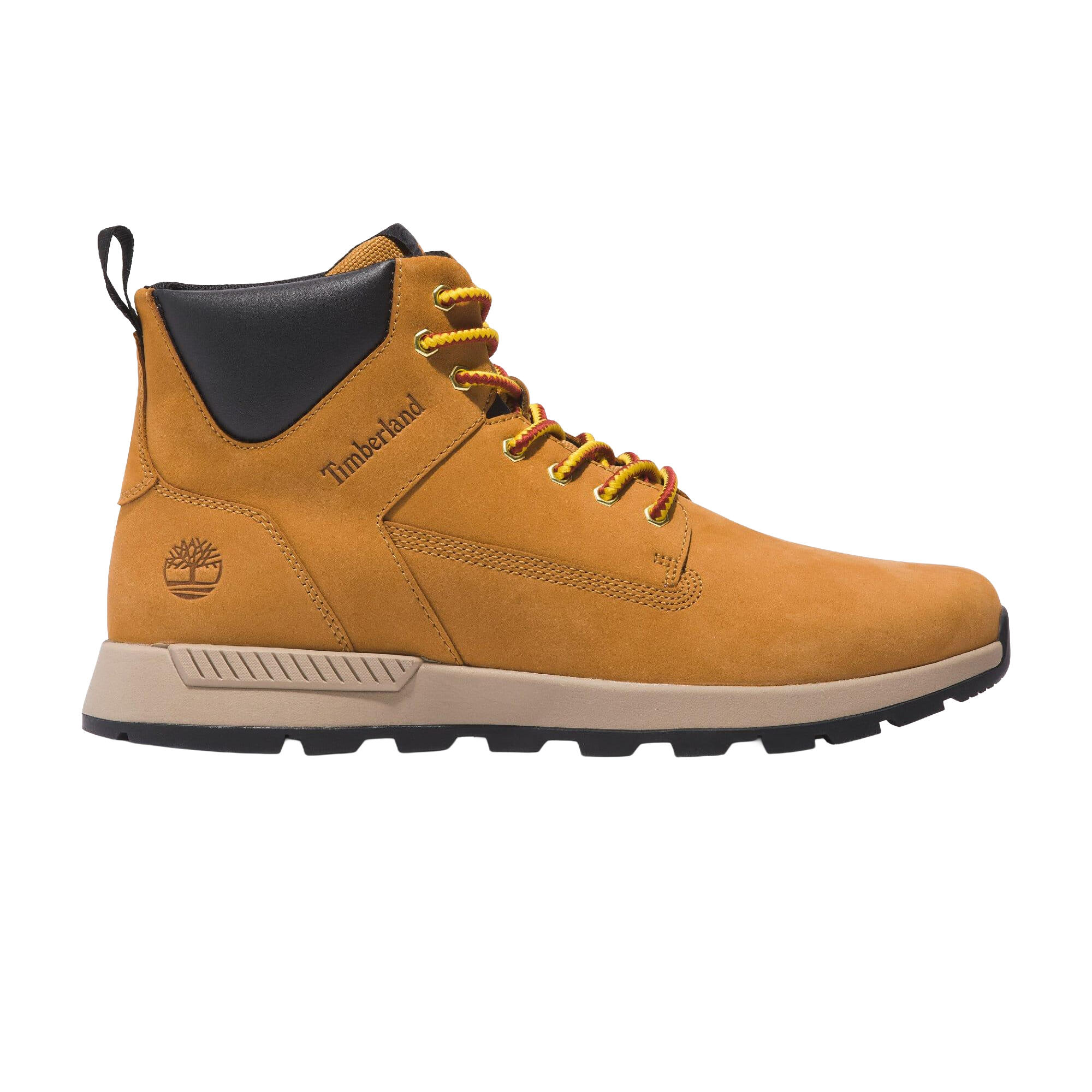 Scarpe Sportive Pelle Taglio Medio TrekkingUomo Timberland Killington Bianco 4/4