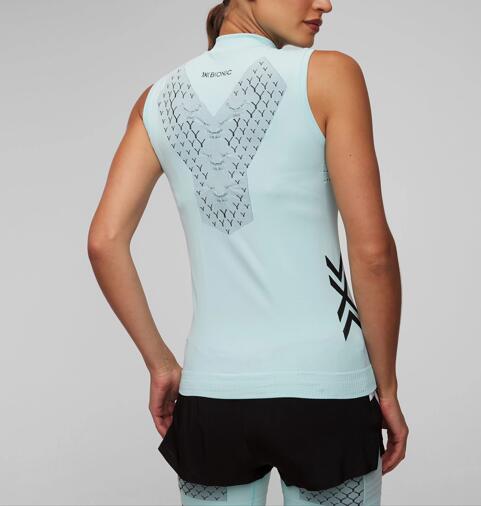Top termoaktywny damski X-Bionic Twyce Run Singlet Blue 3/5