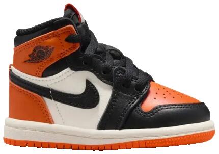 Schoen Jordan model Air Jordan 1 Retro High OG TD "Shattered Backboard voor baby